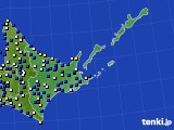 2017年03月03日の道東のアメダス(風向・風速)