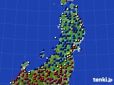 2017年03月04日の東北地方のアメダス(日照時間)