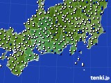 東海地方のアメダス実況(風向・風速)(2017年03月04日)