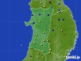 2017年03月05日の秋田県のアメダス(積雪深)