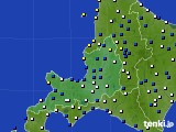 道央のアメダス実況(風向・風速)(2017年03月05日)