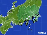 関東・甲信地方のアメダス実況(降水量)(2017年03月06日)