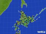 北海道地方のアメダス実況(積雪深)(2017年03月06日)