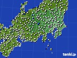 関東・甲信地方のアメダス実況(風向・風速)(2017年03月06日)