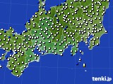 東海地方のアメダス実況(風向・風速)(2017年03月06日)