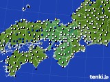 近畿地方のアメダス実況(風向・風速)(2017年03月06日)