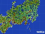 関東・甲信地方のアメダス実況(日照時間)(2017年03月07日)