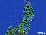 東北地方のアメダス実況(気温)(2017年03月07日)