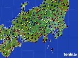 関東・甲信地方のアメダス実況(日照時間)(2017年03月08日)