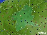 群馬県のアメダス実況(日照時間)(2017年03月08日)