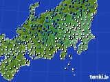 2017年03月08日の関東・甲信地方のアメダス(気温)