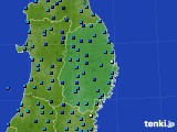 岩手県のアメダス実況(気温)(2017年03月08日)