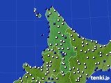 道北のアメダス実況(風向・風速)(2017年03月08日)