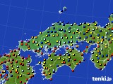 中国地方のアメダス実況(日照時間)(2017年03月09日)