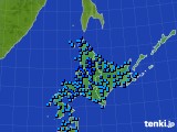 北海道地方のアメダス実況(気温)(2017年03月09日)