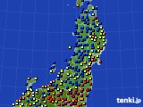 2017年03月10日の東北地方のアメダス(日照時間)