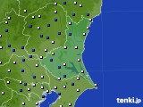 茨城県のアメダス実況(風向・風速)(2017年03月10日)
