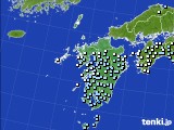 九州地方のアメダス実況(降水量)(2017年03月13日)