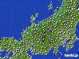 北陸地方のアメダス実況(風向・風速)(2017年03月13日)