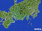 東海地方のアメダス実況(風向・風速)(2017年03月13日)
