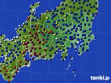関東・甲信地方のアメダス実況(日照時間)(2017年03月14日)