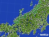 北陸地方のアメダス実況(風向・風速)(2017年03月14日)