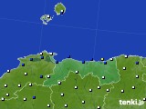 鳥取県のアメダス実況(風向・風速)(2017年03月14日)