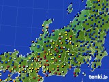 北陸地方のアメダス実況(日照時間)(2017年03月15日)