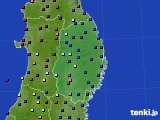 岩手県のアメダス実況(日照時間)(2017年03月15日)