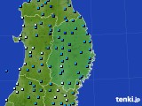 岩手県のアメダス実況(気温)(2017年03月15日)