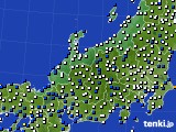 2017年03月15日の北陸地方のアメダス(風向・風速)