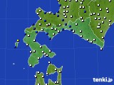2017年03月15日の道南のアメダス(風向・風速)