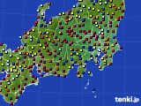 関東・甲信地方のアメダス実況(日照時間)(2017年03月16日)