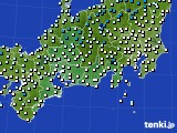 東海地方のアメダス実況(気温)(2017年03月16日)