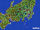 関東・甲信地方のアメダス実況(日照時間)(2017年03月17日)