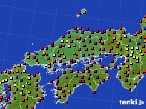 2017年03月17日の中国地方のアメダス(日照時間)