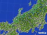 北陸地方のアメダス実況(気温)(2017年03月17日)