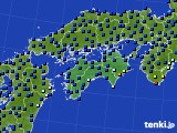 四国地方のアメダス実況(日照時間)(2017年03月18日)