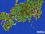 東海地方のアメダス実況(日照時間)(2017年03月19日)