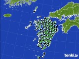 九州地方のアメダス実況(降水量)(2017年03月20日)