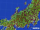 北陸地方のアメダス実況(日照時間)(2017年03月20日)