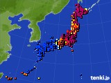 2017年03月20日のアメダス(日照時間)