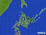 北海道地方のアメダス実況(気温)(2017年03月20日)