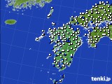 九州地方のアメダス実況(風向・風速)(2017年03月20日)