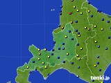 道央のアメダス実況(積雪深)(2017年03月21日)