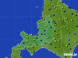 道央のアメダス実況(積雪深)(2017年03月22日)