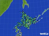 2017年03月22日の北海道地方のアメダス(気温)