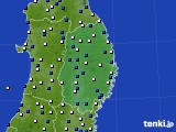 2017年03月22日の岩手県のアメダス(風向・風速)