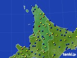 道北のアメダス実況(積雪深)(2017年03月23日)