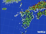 九州地方のアメダス実況(日照時間)(2017年03月23日)